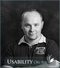 Autor serwisu Usability On Air: Krzysztof Piwowar